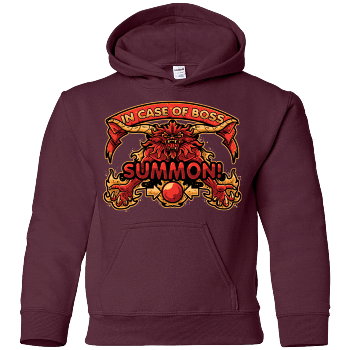 Sweatshirts Maroon / YS SUMMON Youth Hoodie