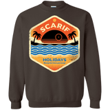 Sweatshirts Dark Chocolate / Small Sun Sea & Space Stations Crewneck Sweatshirt