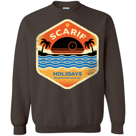 Sweatshirts Dark Chocolate / Small Sun Sea & Space Stations Crewneck Sweatshirt