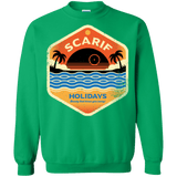 Sweatshirts Irish Green / Small Sun Sea & Space Stations Crewneck Sweatshirt