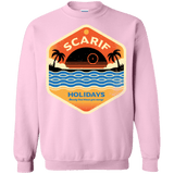 Sweatshirts Light Pink / Small Sun Sea & Space Stations Crewneck Sweatshirt