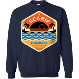 Sweatshirts Navy / Small Sun Sea & Space Stations Crewneck Sweatshirt