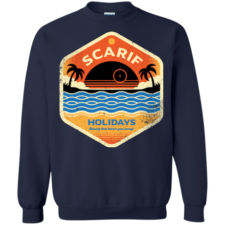 Sweatshirts Navy / Small Sun Sea & Space Stations Crewneck Sweatshirt