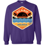 Sweatshirts Purple / Small Sun Sea & Space Stations Crewneck Sweatshirt