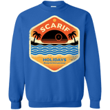 Sweatshirts Royal / Small Sun Sea & Space Stations Crewneck Sweatshirt