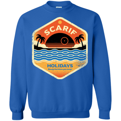 Sweatshirts Royal / Small Sun Sea & Space Stations Crewneck Sweatshirt
