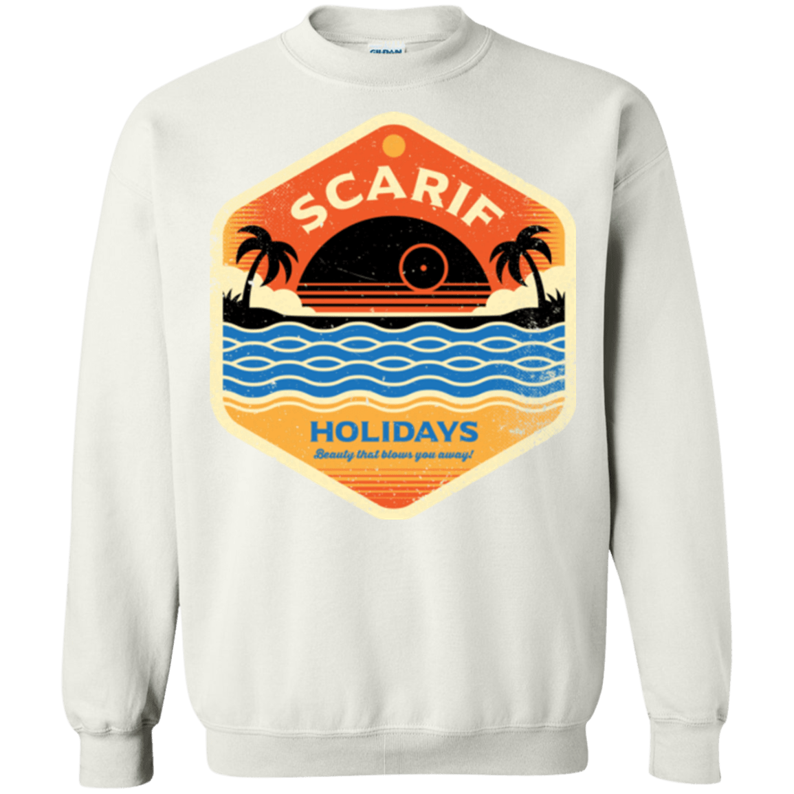Sweatshirts White / Small Sun Sea & Space Stations Crewneck Sweatshirt
