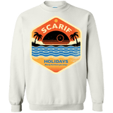 Sweatshirts White / Small Sun Sea & Space Stations Crewneck Sweatshirt