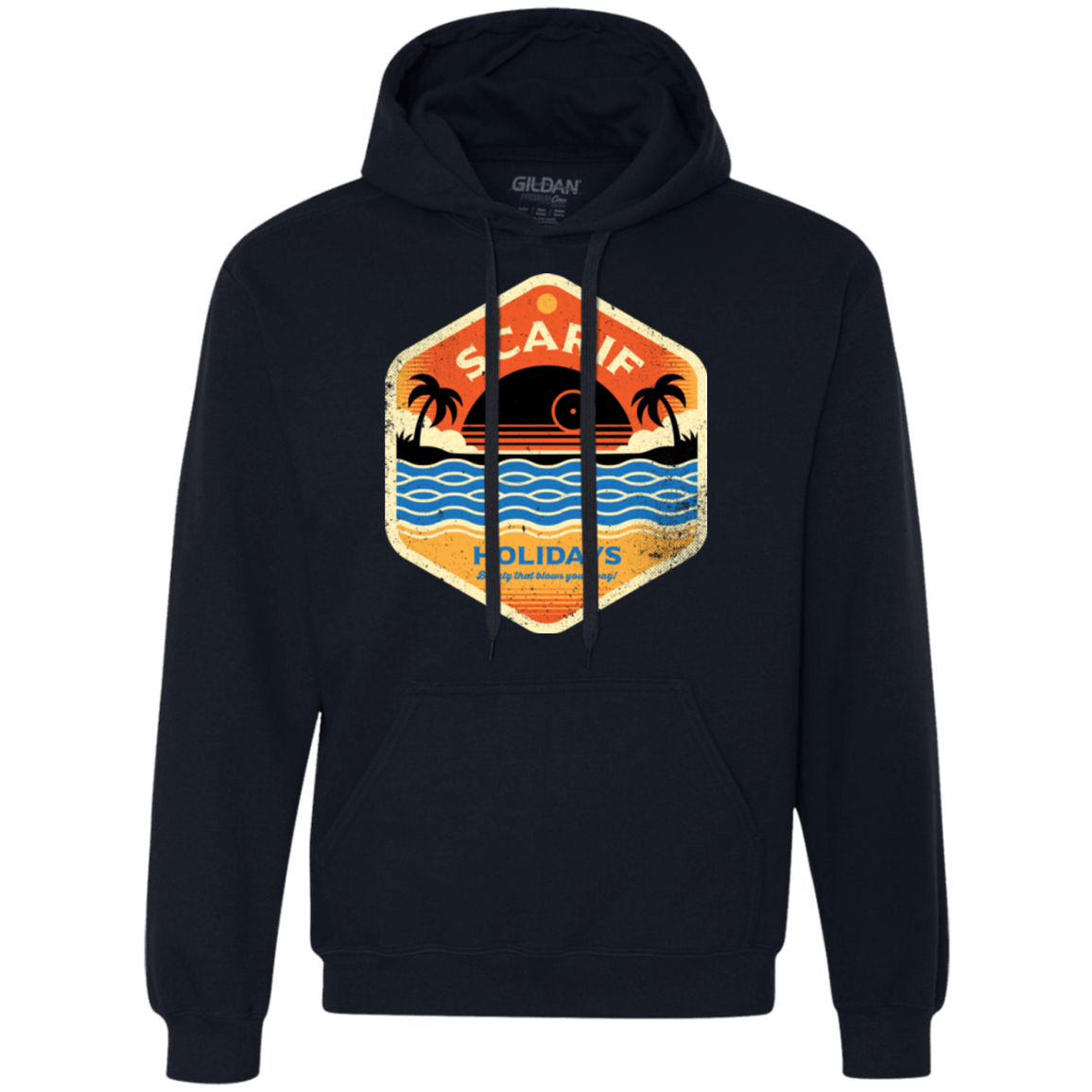 Sweatshirts Navy / Small Sun Sea & Space Stations Premium Fleece Hoodie