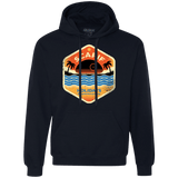 Sweatshirts Navy / Small Sun Sea & Space Stations Premium Fleece Hoodie