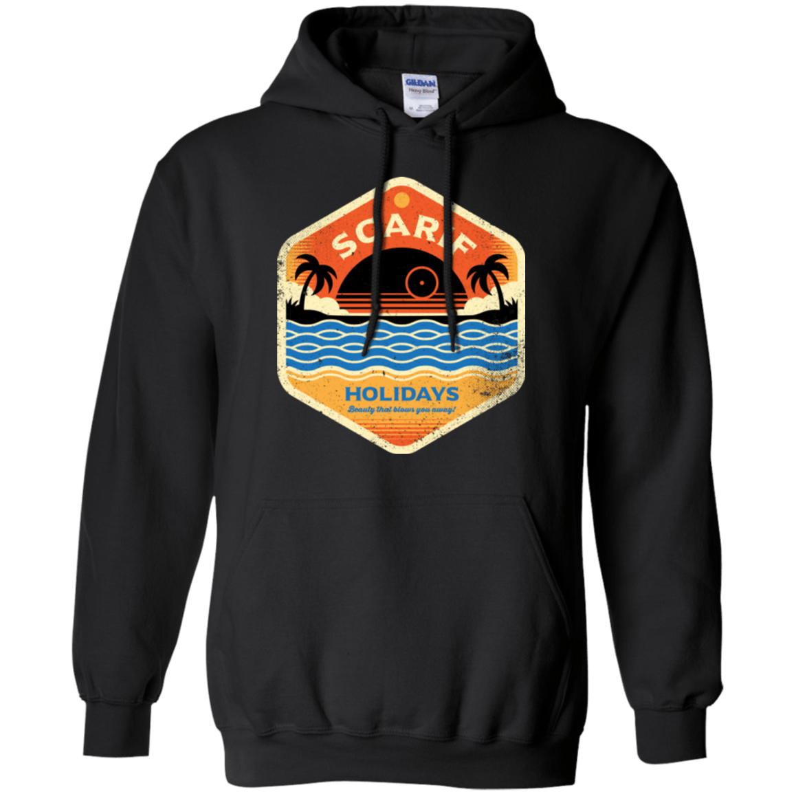 Sweatshirts Black / Small Sun Sea & Space Stations Pullover Hoodie