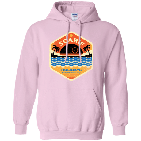 Sweatshirts Light Pink / Small Sun Sea & Space Stations Pullover Hoodie