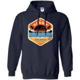 Sweatshirts Navy / Small Sun Sea & Space Stations Pullover Hoodie