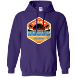 Sweatshirts Purple / Small Sun Sea & Space Stations Pullover Hoodie