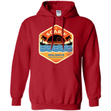 Sweatshirts Red / Small Sun Sea & Space Stations Pullover Hoodie