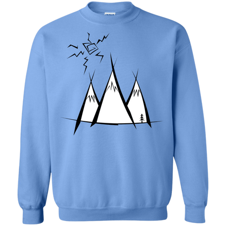 Sweatshirts Carolina Blue / S Sunny Mountains Crewneck Sweatshirt