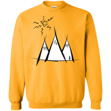 Sweatshirts Gold / S Sunny Mountains Crewneck Sweatshirt