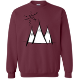 Sweatshirts Maroon / S Sunny Mountains Crewneck Sweatshirt