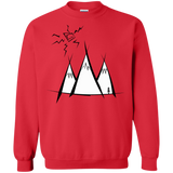 Sweatshirts Red / S Sunny Mountains Crewneck Sweatshirt