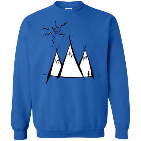 Sweatshirts Royal / S Sunny Mountains Crewneck Sweatshirt