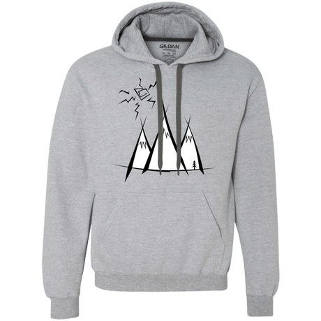 Sweatshirts Sport Grey / S Sunny Mountains Premium Fleece Hoodie