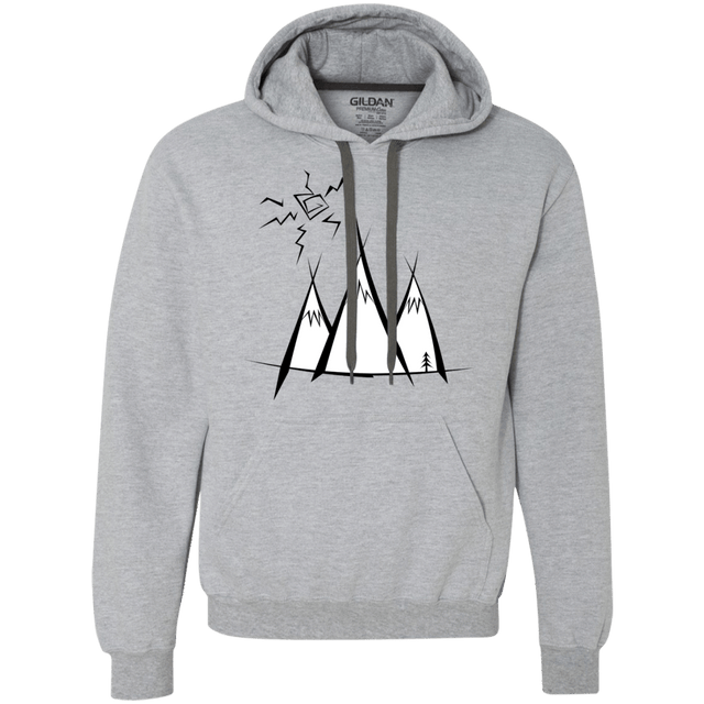Sweatshirts Sport Grey / S Sunny Mountains Premium Fleece Hoodie