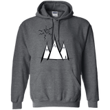 Sweatshirts Dark Heather / S Sunny Mountains Pullover Hoodie
