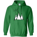 Sweatshirts Irish Green / S Sunny Mountains Pullover Hoodie