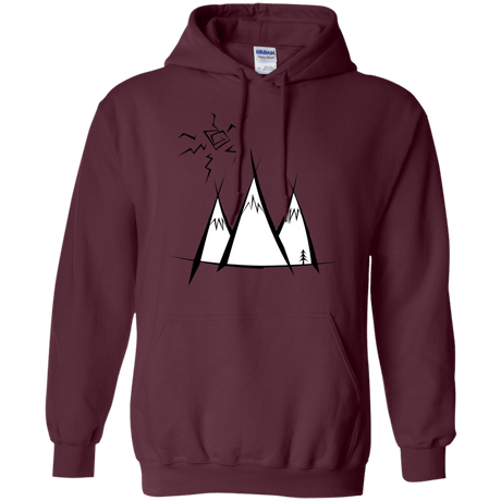 Sweatshirts Maroon / S Sunny Mountains Pullover Hoodie