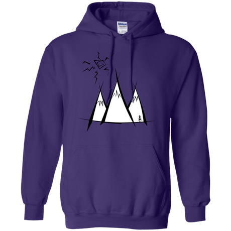 Sweatshirts Purple / S Sunny Mountains Pullover Hoodie
