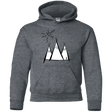 Sweatshirts Dark Heather / YS Sunny Mountains Youth Hoodie