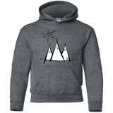 Sweatshirts Dark Heather / YS Sunny Mountains Youth Hoodie