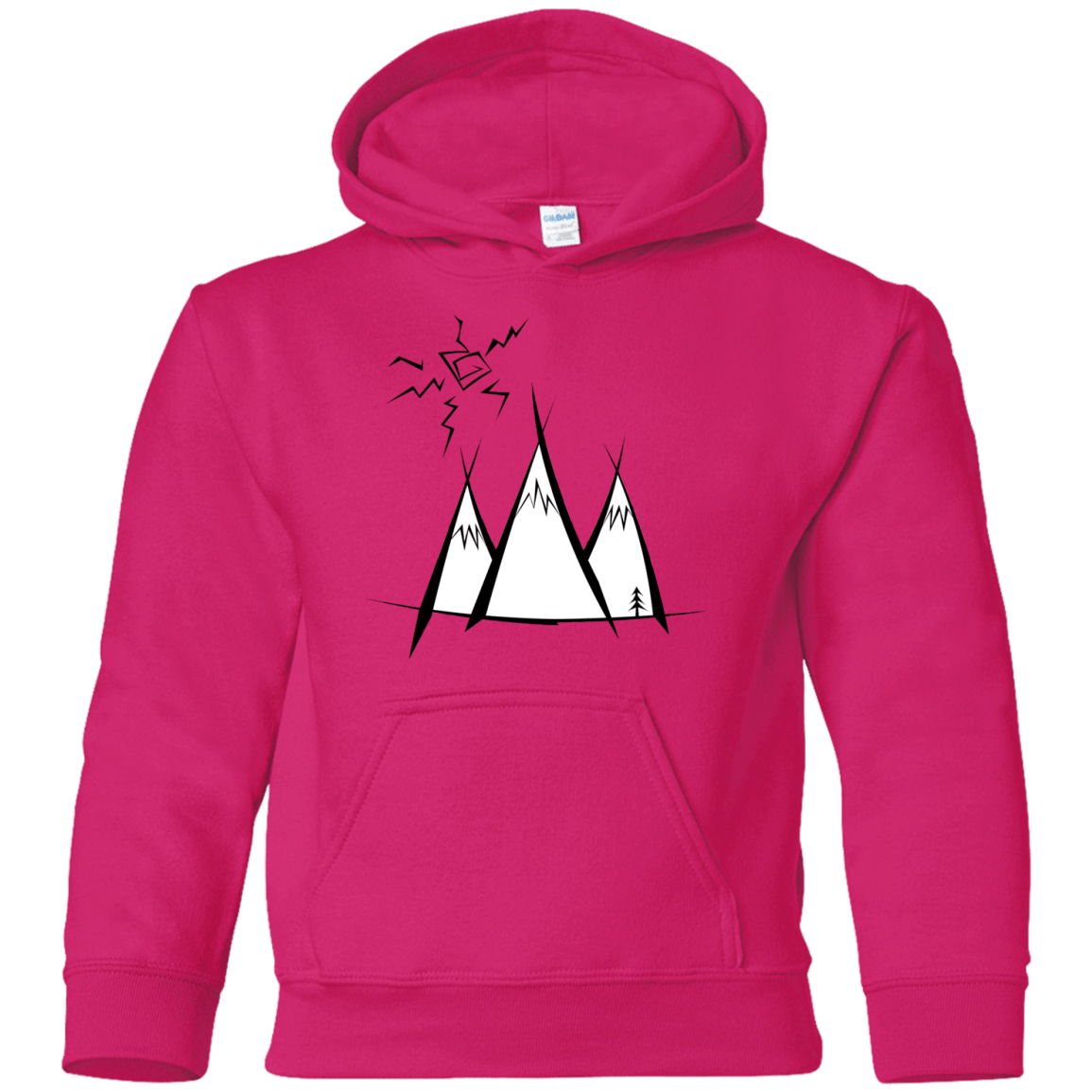 Sweatshirts Heliconia / YS Sunny Mountains Youth Hoodie