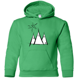 Sweatshirts Irish Green / YS Sunny Mountains Youth Hoodie