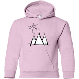 Sweatshirts Light Pink / YS Sunny Mountains Youth Hoodie