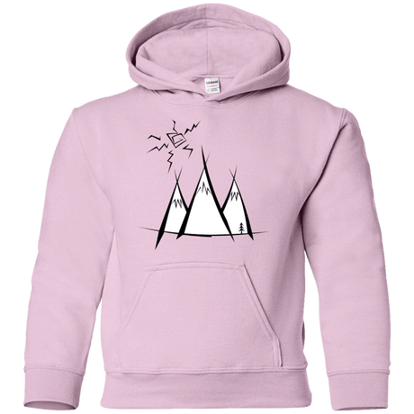 Sweatshirts Light Pink / YS Sunny Mountains Youth Hoodie