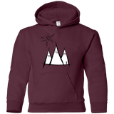 Sweatshirts Maroon / YS Sunny Mountains Youth Hoodie