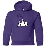 Sweatshirts Purple / YS Sunny Mountains Youth Hoodie