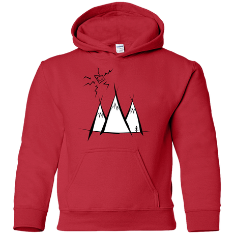Sweatshirts Red / YS Sunny Mountains Youth Hoodie