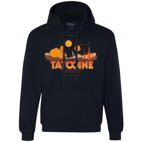 Sweatshirts Navy / S Sunny Tatooine Premium Fleece Hoodie