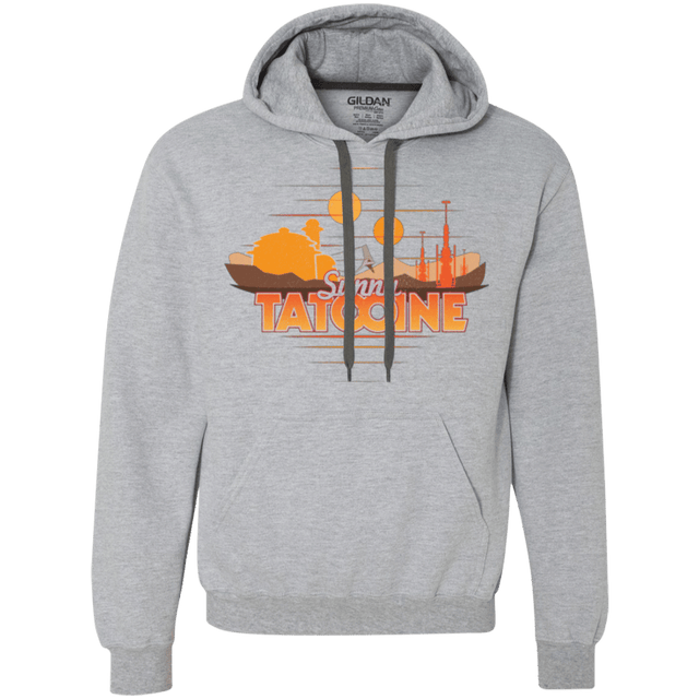 Sweatshirts Sport Grey / S Sunny Tatooine Premium Fleece Hoodie