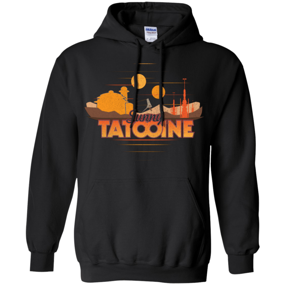 Sweatshirts Black / S Sunny Tatooine Pullover Hoodie