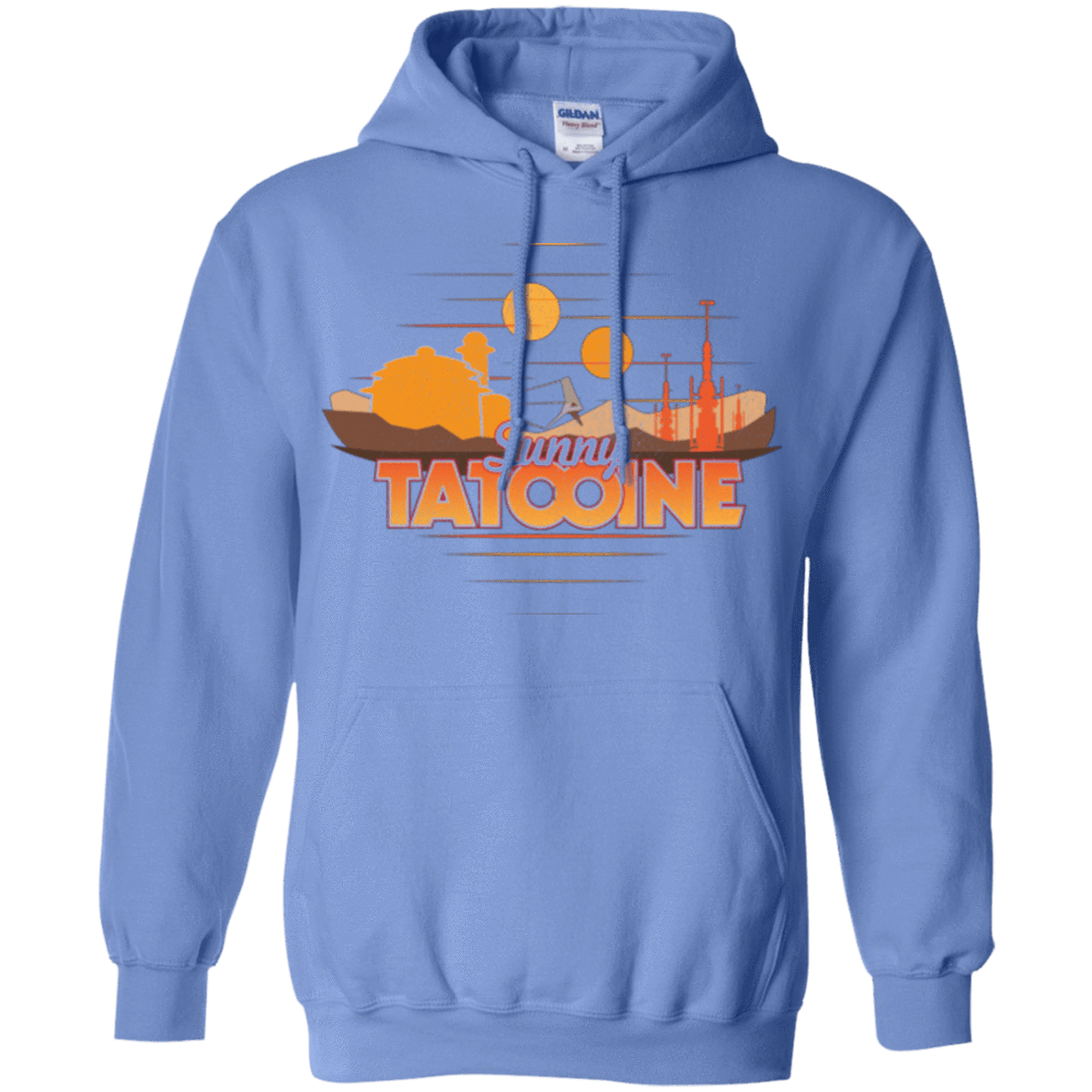 Sweatshirts Carolina Blue / S Sunny Tatooine Pullover Hoodie