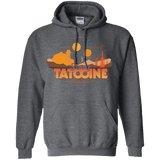 Sweatshirts Dark Heather / S Sunny Tatooine Pullover Hoodie