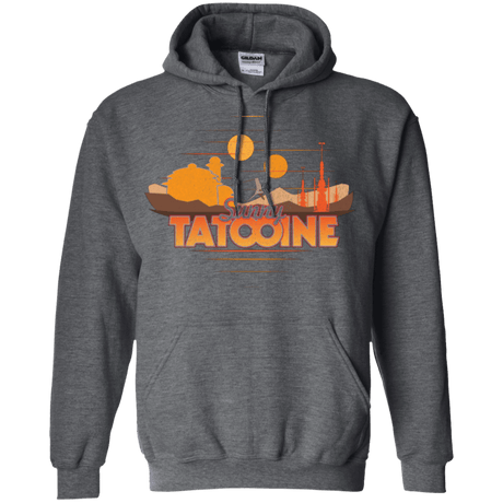 Sweatshirts Dark Heather / S Sunny Tatooine Pullover Hoodie
