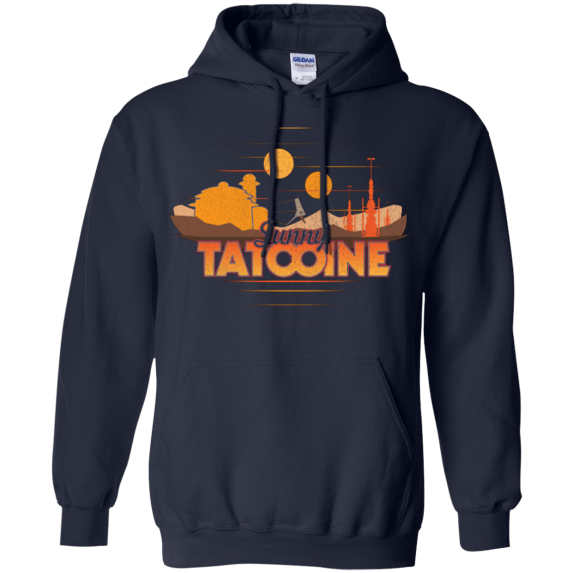 Sweatshirts Navy / S Sunny Tatooine Pullover Hoodie