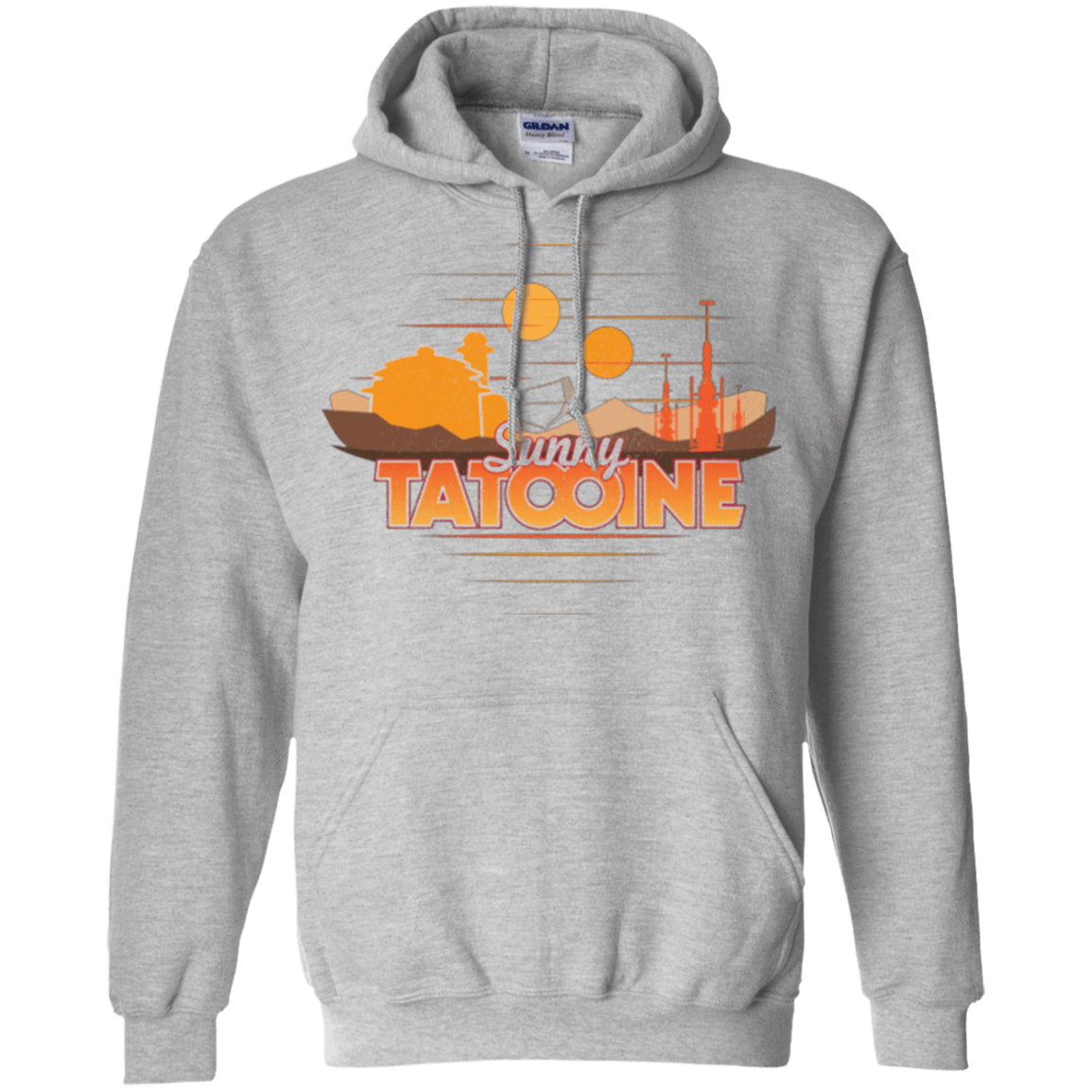 Sweatshirts Sport Grey / S Sunny Tatooine Pullover Hoodie