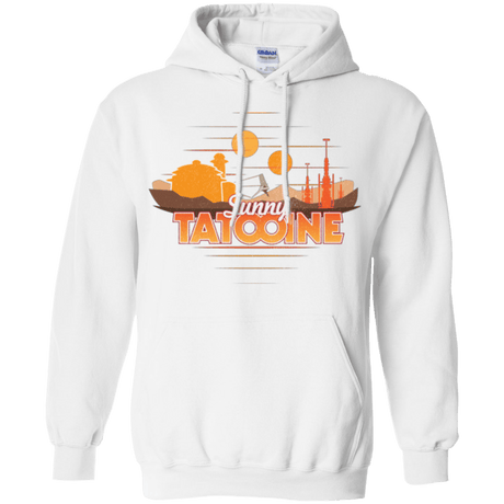 Sweatshirts White / S Sunny Tatooine Pullover Hoodie