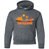 Sweatshirts Dark Heather / YS Sunny Tatooine Youth Hoodie