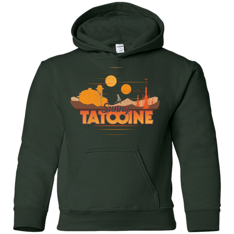 Sweatshirts Forest Green / YS Sunny Tatooine Youth Hoodie